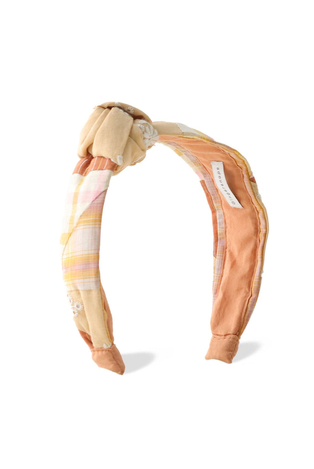 جينجرسنابس طوق مزين بقماش ملون بناتي متعدد الألوان