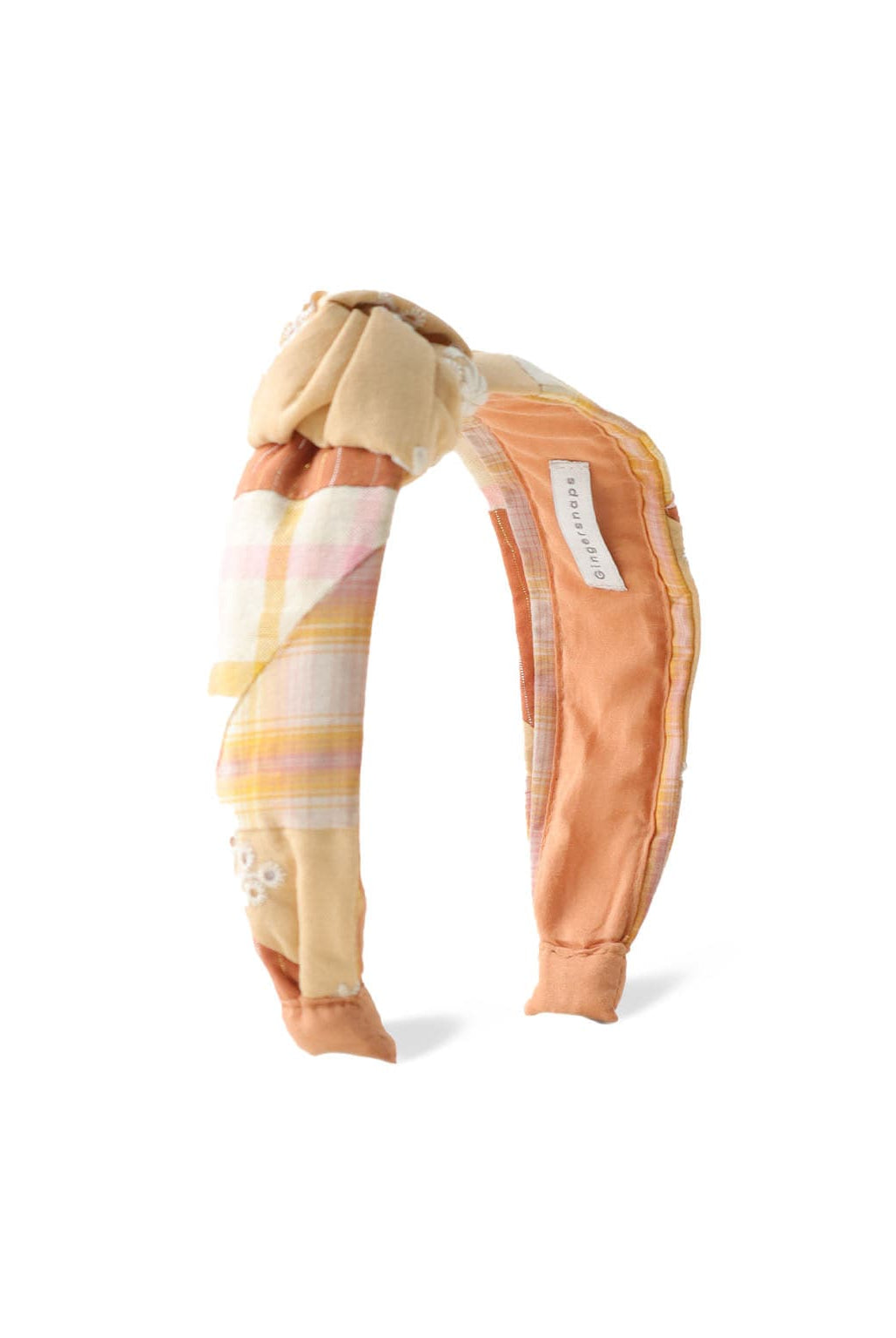 جينجرسنابس طوق مزين بقماش ملون بناتي متعدد الألوان