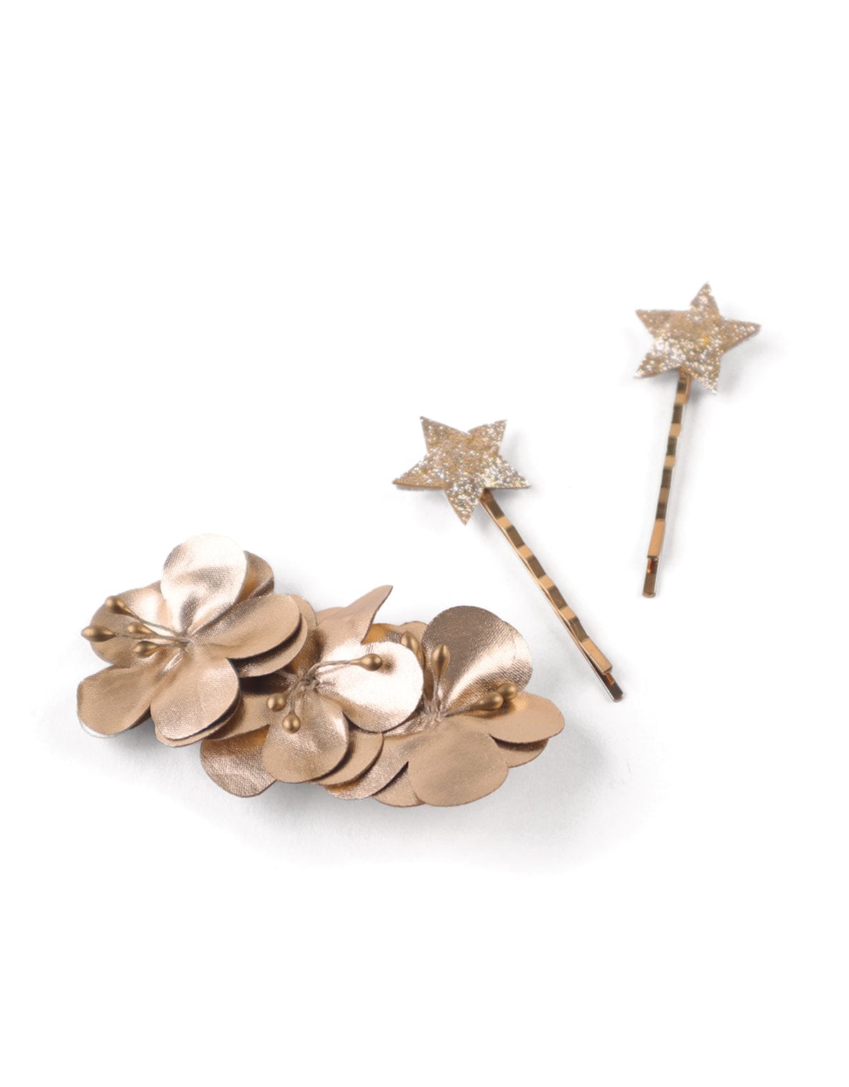 جينجرسنابس اكسسوارات بنات - توكة على شكل ورورد ذهبية