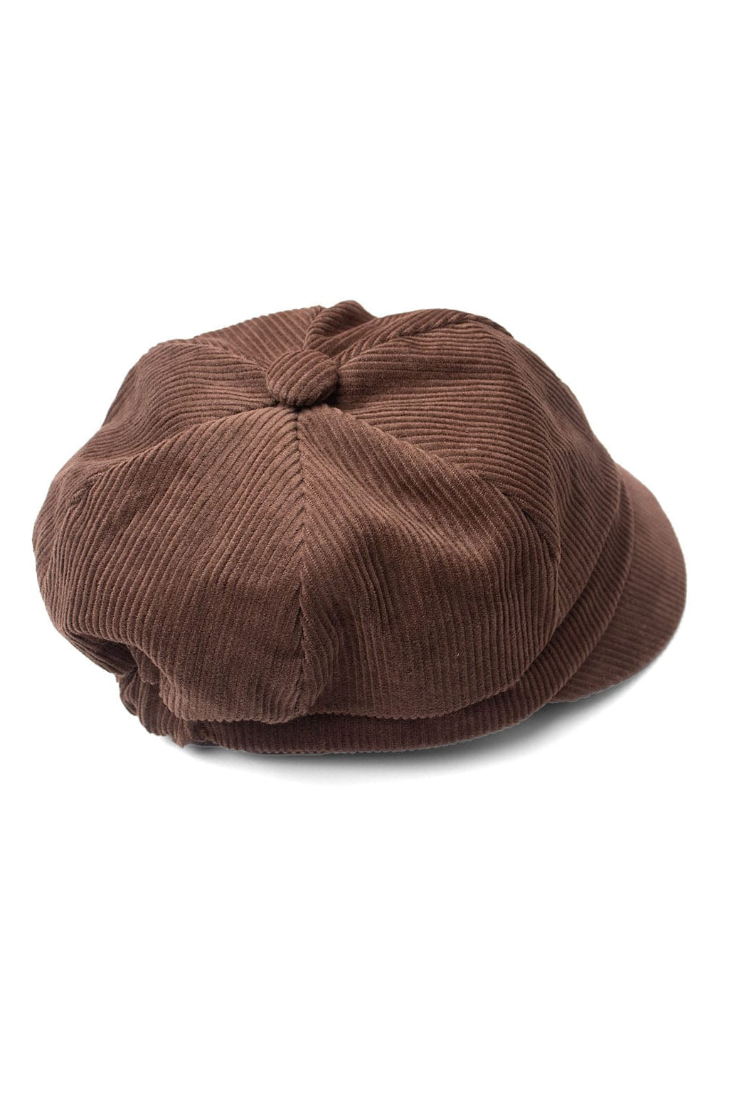 جينجرسنابس كاب بناتي مضلعة سادة بني