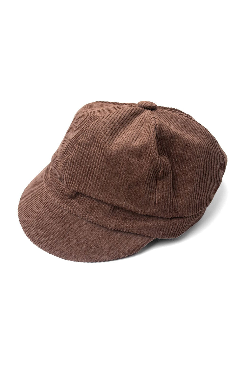 جينجرسنابس كاب بناتي مضلعة سادة بني