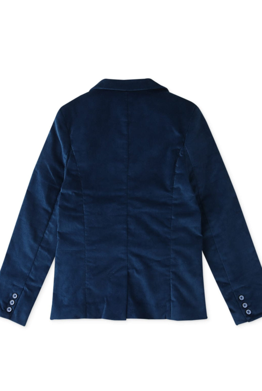 جينجرسنابس جاكيت ولادي خفيف قطييفة سادة أزرق