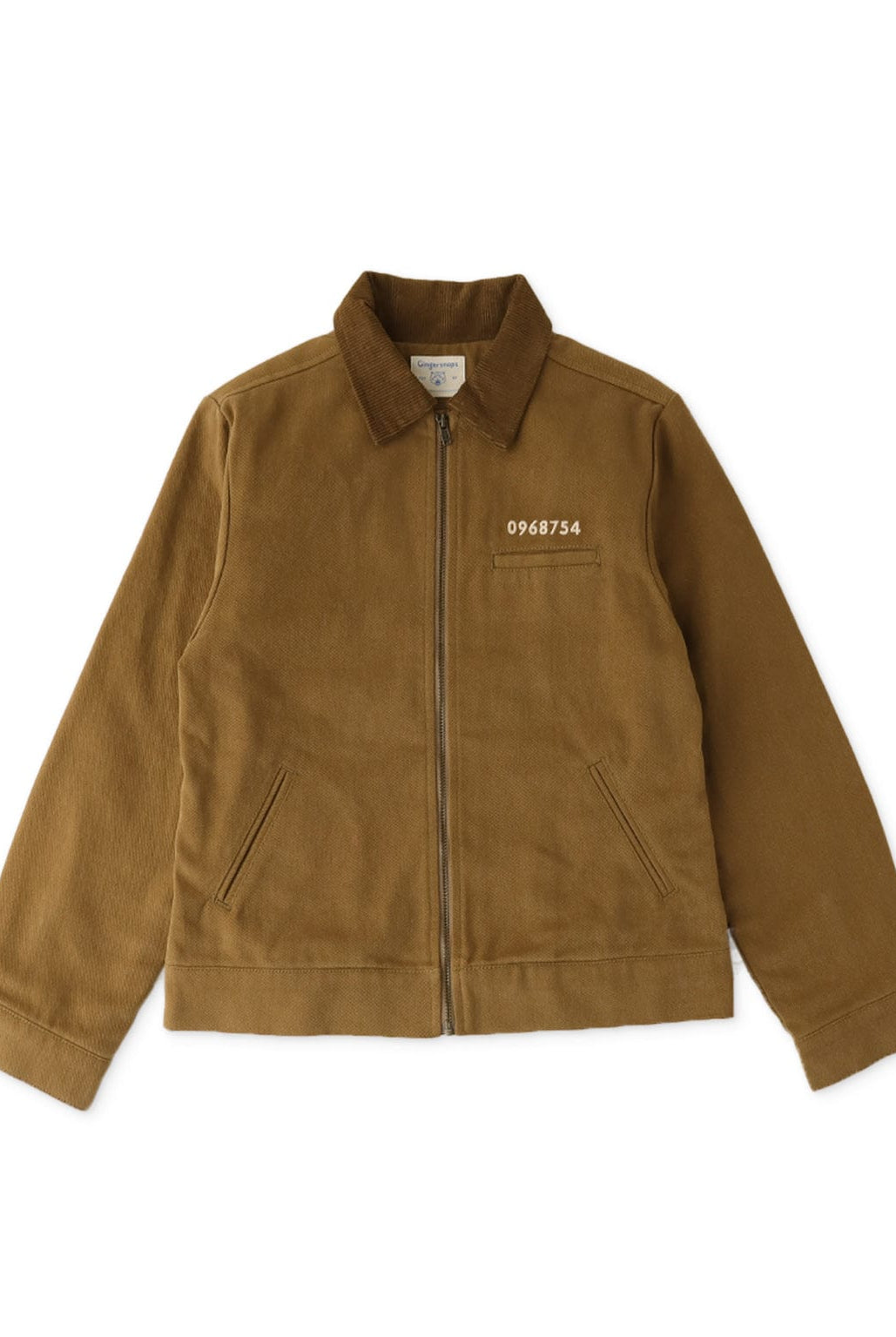 جينجرسنابس جاكيت ولادي خفيف بسحاب أمامي أخضر