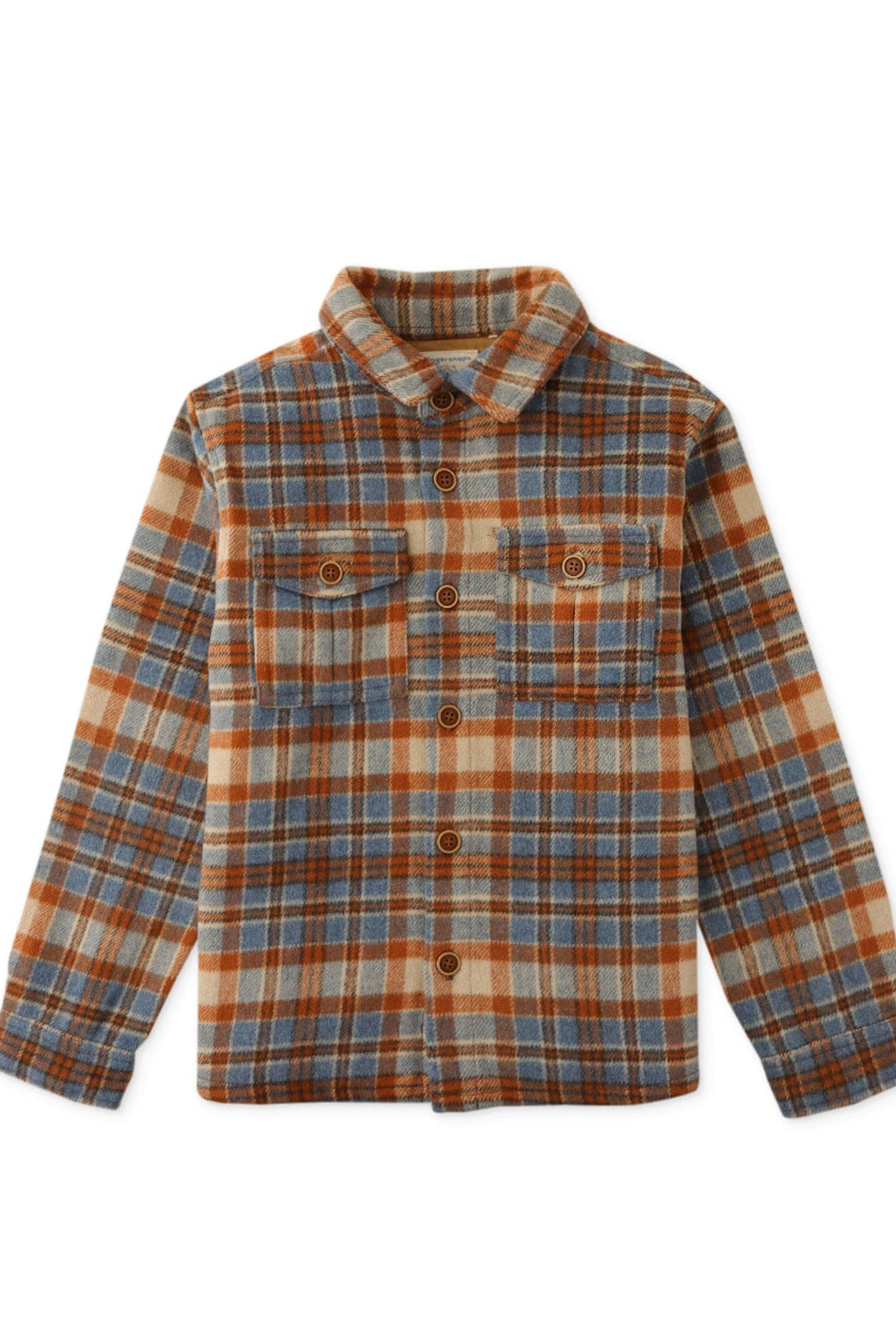 جينجرسنابس جاكيت ولادي خفيف كاروهات ببجيب على الصدر متعدد الألوان