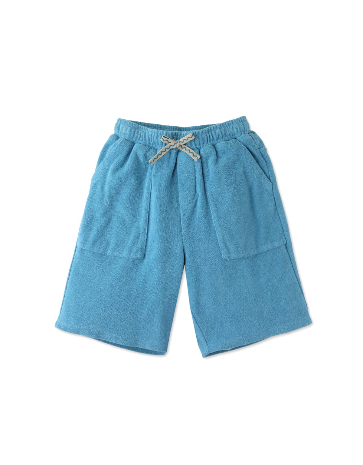 جينجرسنابس شورت ولادي سادة برباط أزرق