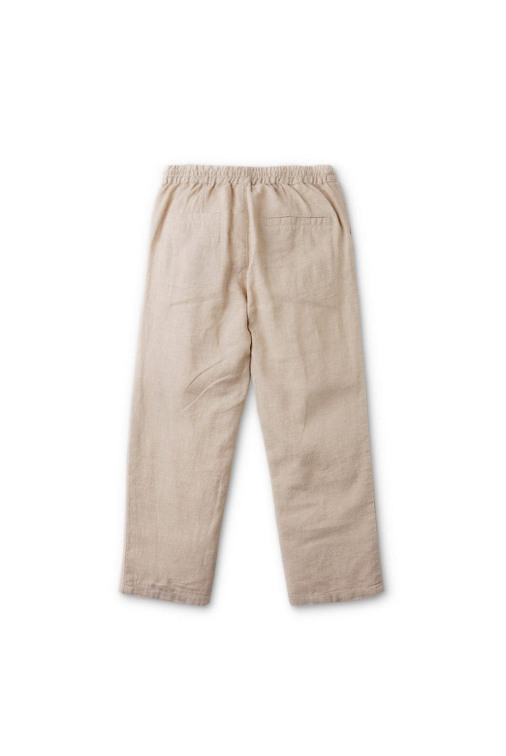 جينجرسنابس بنطلون ولادي سادة برباط على الخصر بني