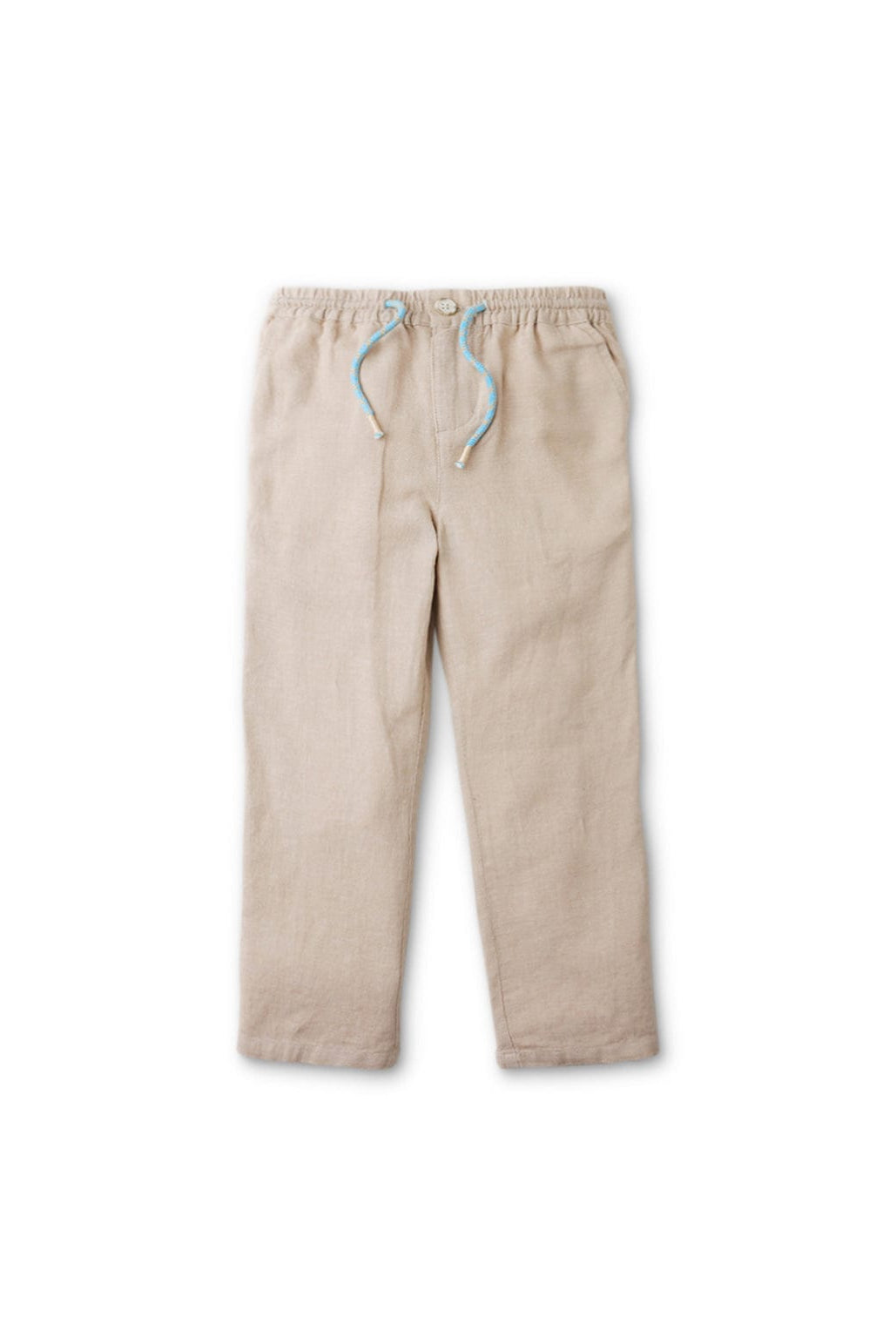 جينجرسنابس بنطلون ولادي سادة برباط على الخصر بني