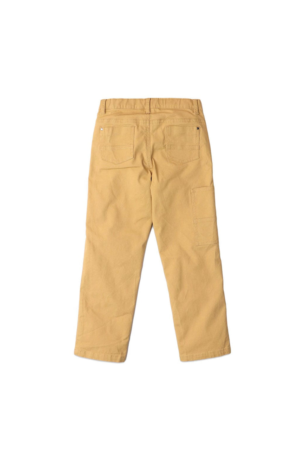 جينجرسنابس بنطلون ولادي سادة بجيوب وزرار أمامي أصفر