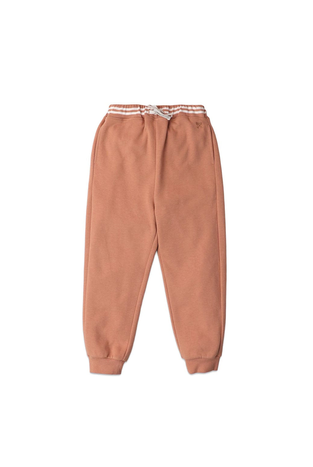 جينجرسنابس بنطلون رياضي ولادي سادة بأساور بني