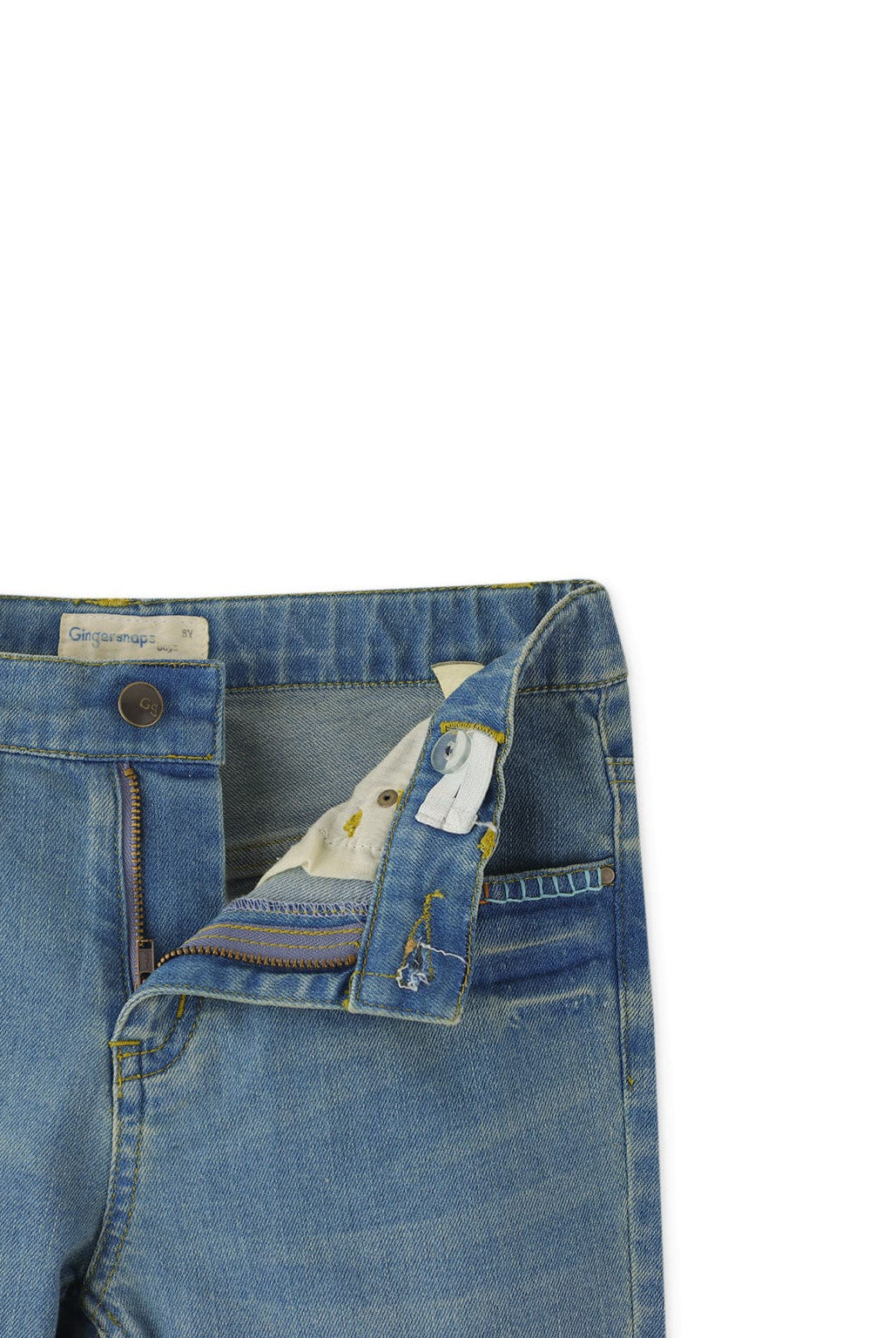 جينجرسنابس بنطلون جينز طويل أولادي أزرق