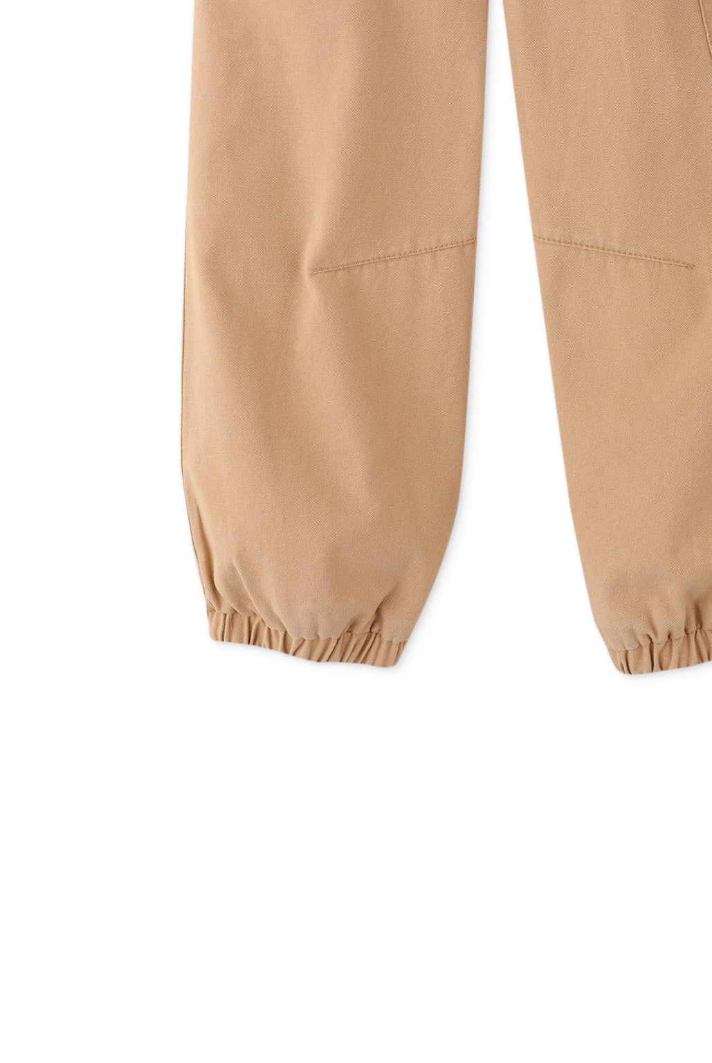 جينجرسنابس بنطلون واسع بجيب جانبي أولادي بني