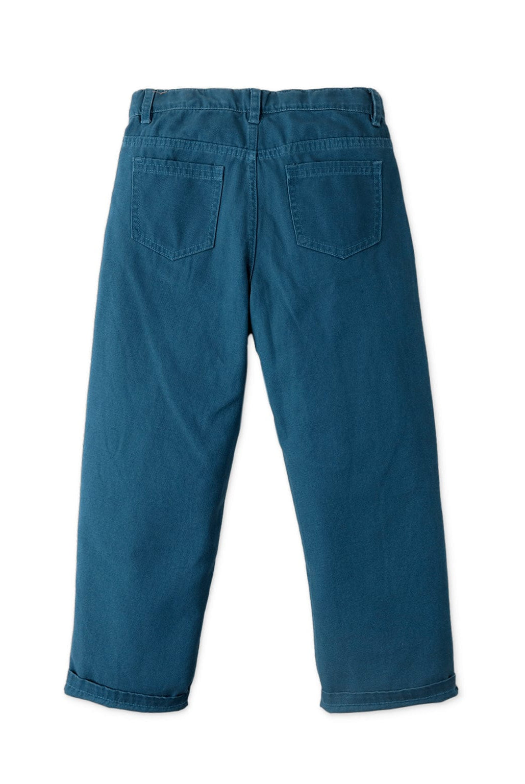 جينجرسنابس بنطلون ولادي سادة بجيوب جانبية أزرق