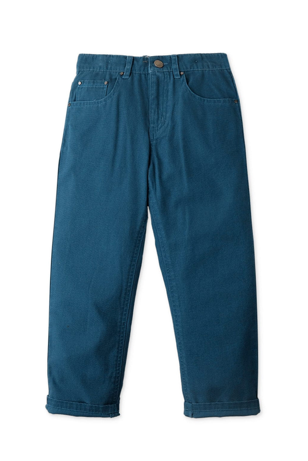 جينجرسنابس بنطلون ولادي سادة بجيوب جانبية أزرق