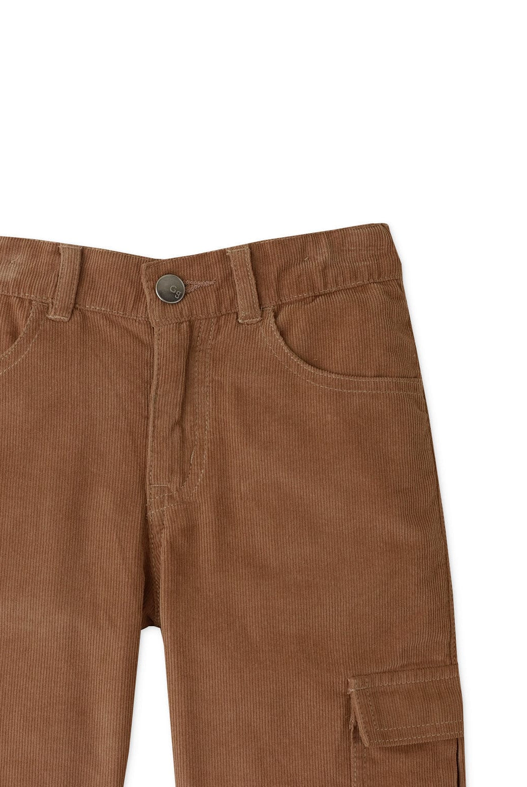 جينجرسنابس بنطلون أولادي منسوج سادة بني