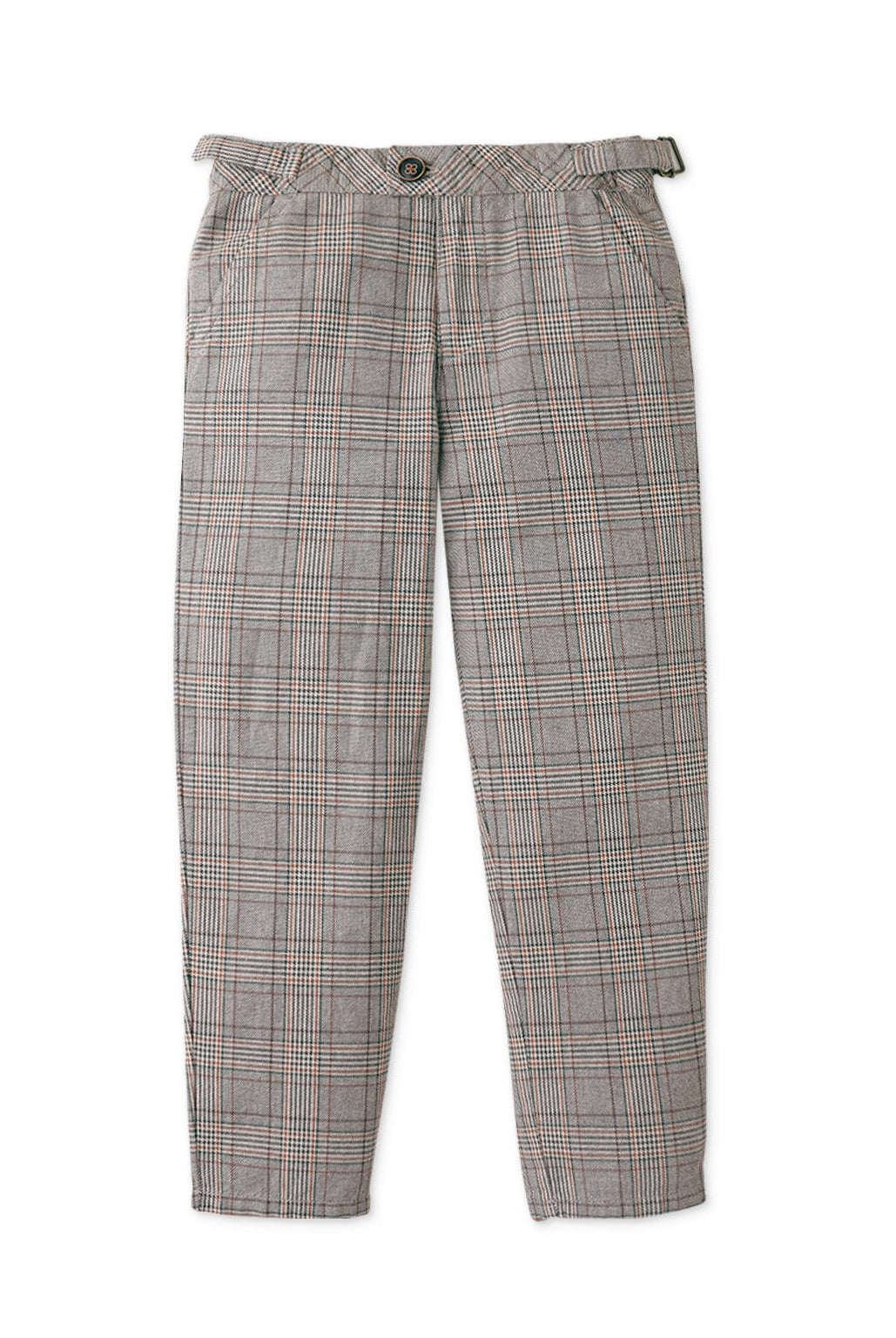 جينجرسنابس بنطلون ولادي منقوش مربعات متعدد الألوان