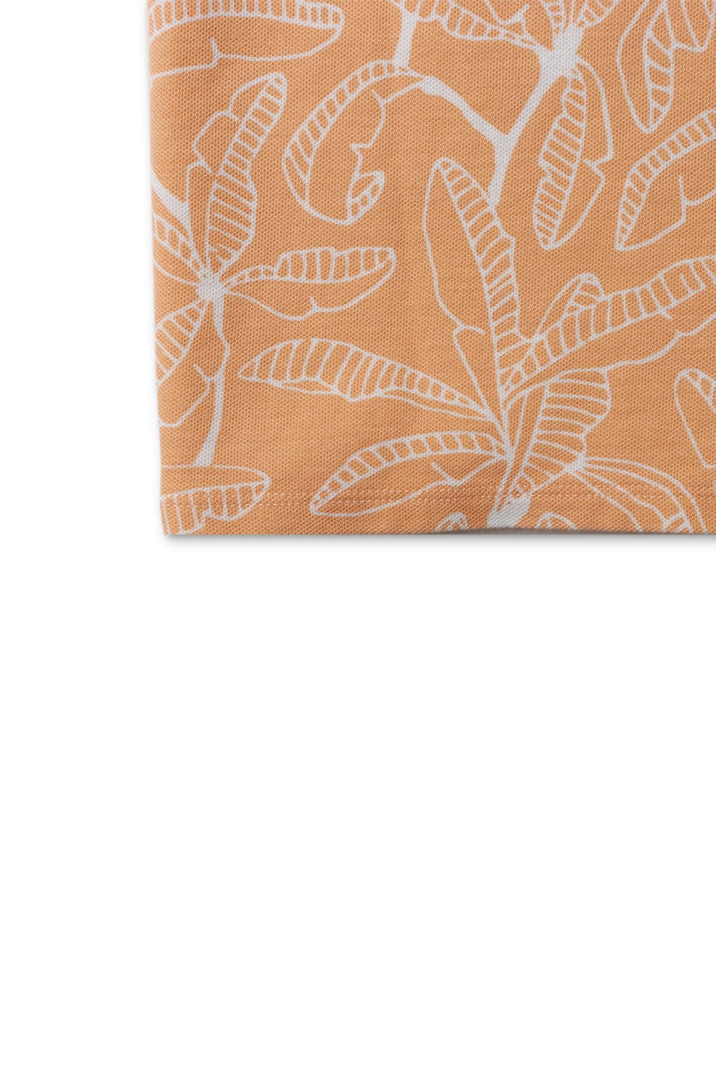 جينجرسنابس تيشيرت بولو برتقالي أولادي مشجر نص كم برتقالي