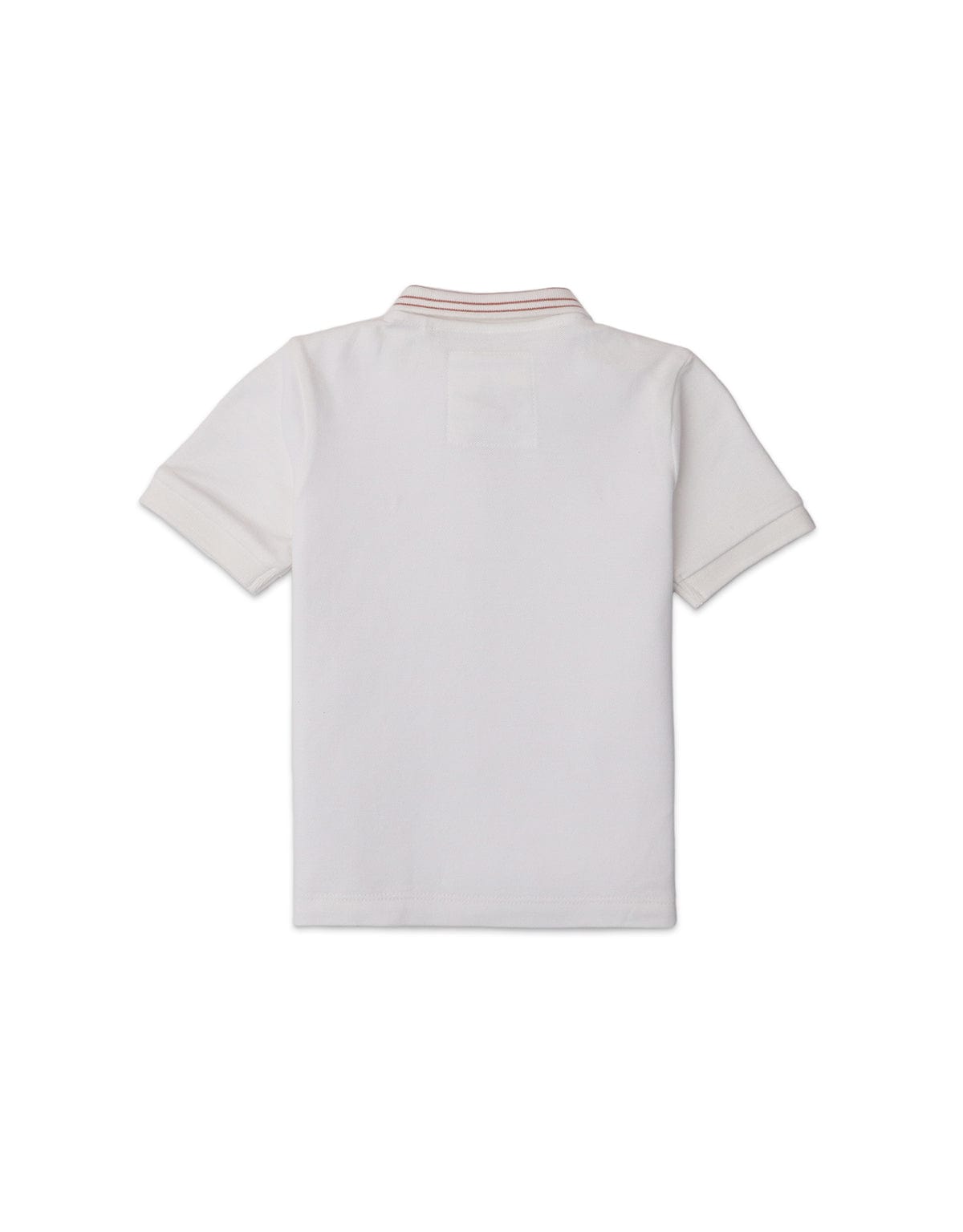 جينجرسنابس تيشيرت بولو بياقة نص كم ولادي أوف وايت