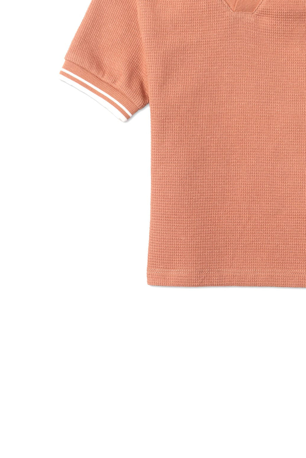 جينجرسنابس تيشيرت ولادي سادة نص كم بني