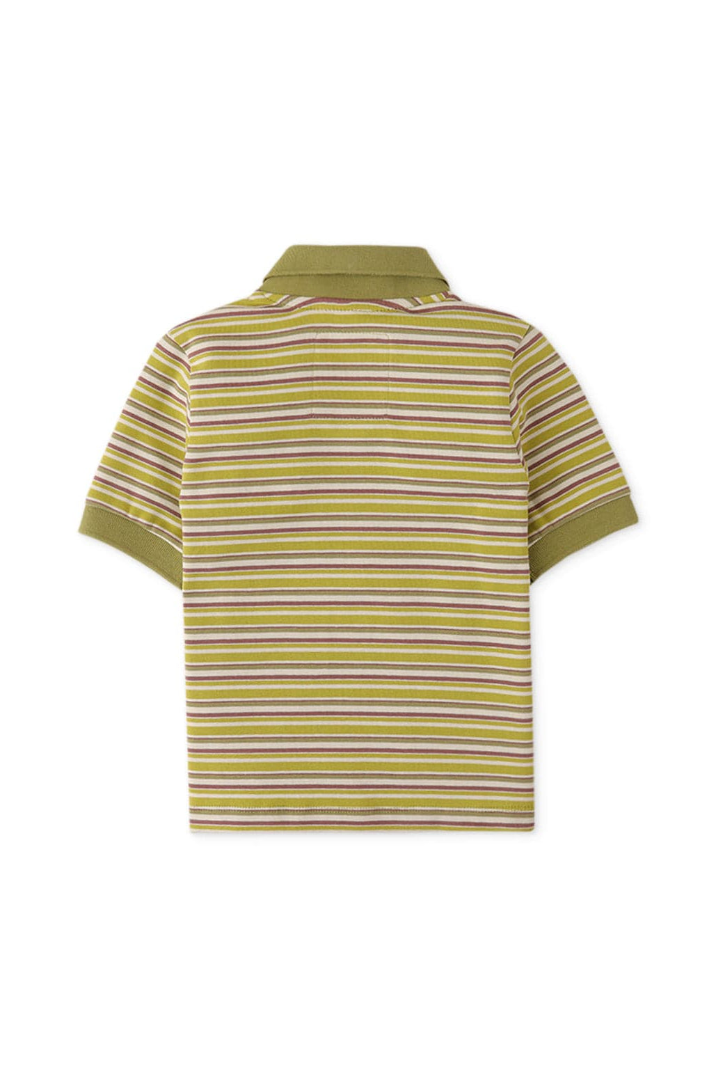 جينجرسنابس تيشيرت مخطط نص كم ولادي أخضر