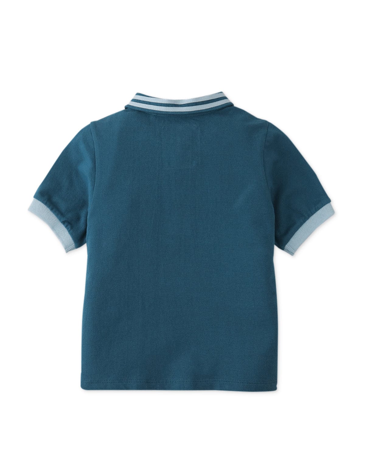 جينجرسنابس تيشيرت ولادي بولو نص كم بجيب على الصدر - أزرق