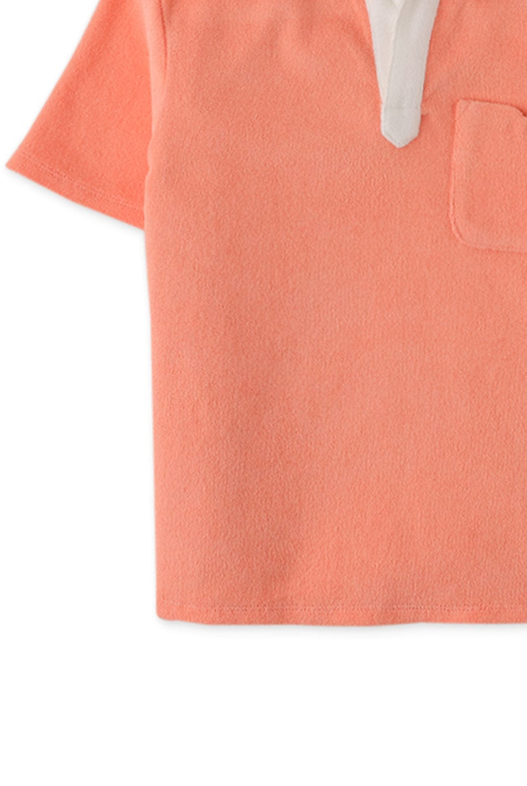 جينجرسنابس تيشيرت بولو ولادي سادة نص كم بجيب أمامي