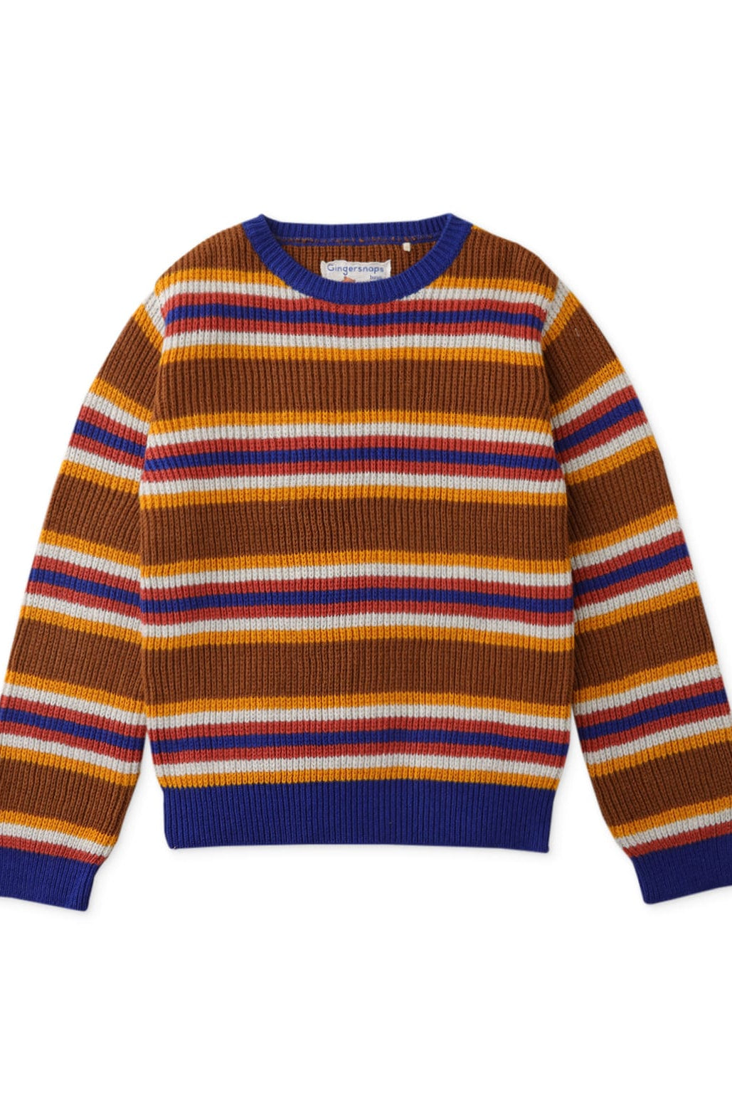 جينجرسنابس بلوفر ولادي منسوج مخطط متعدد الألوان