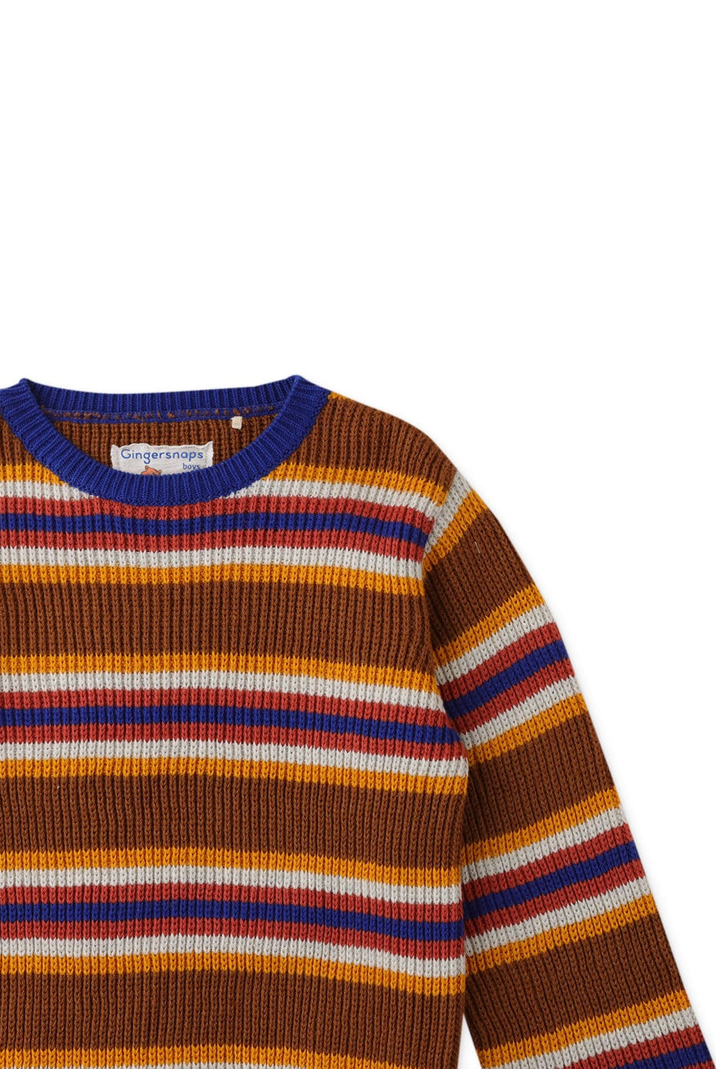 جينجرسنابس بلوفر ولادي منسوج مخطط متعدد الألوان