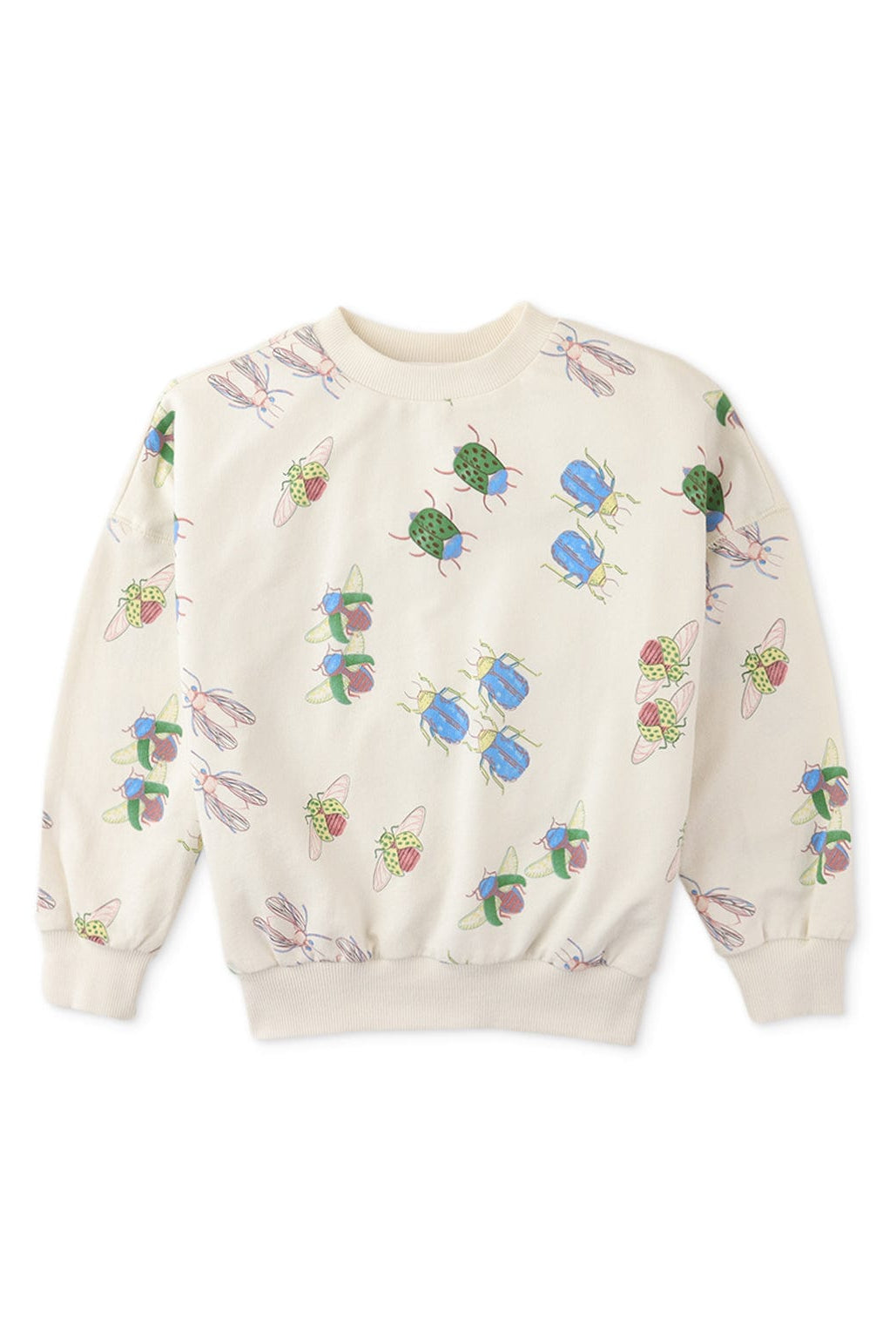 جينجرسنابس تيشيرت برسمة حشرات كم طويل ولادي أوف وايت