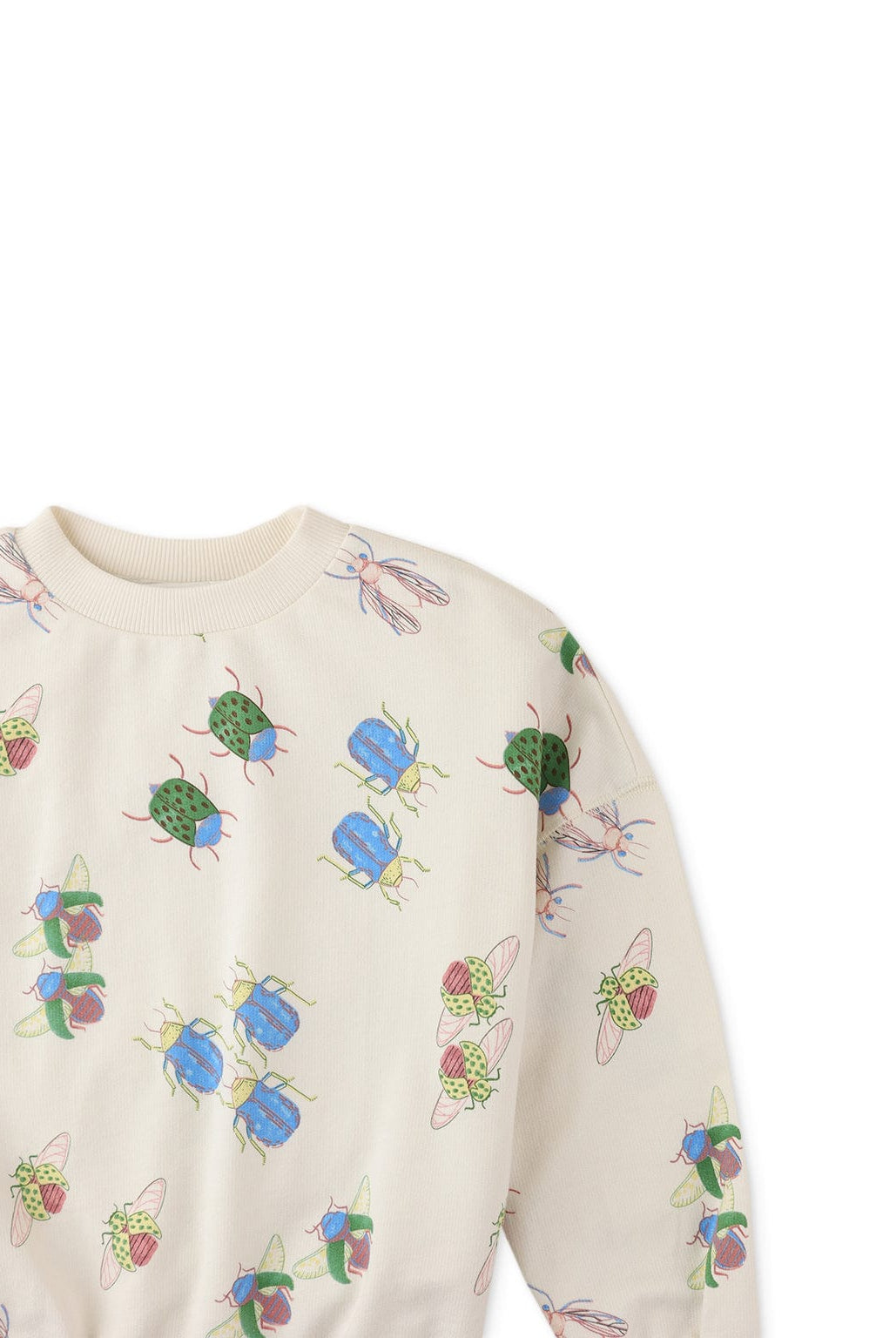 جينجرسنابس تيشيرت برسمة حشرات كم طويل ولادي أوف وايت