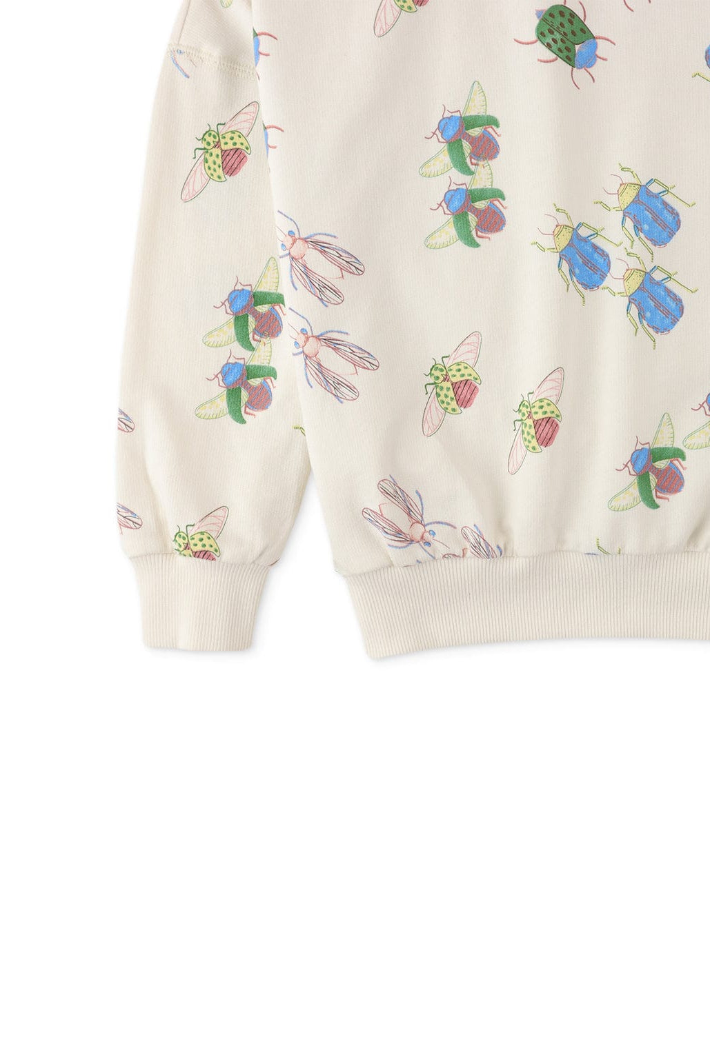 جينجرسنابس تيشيرت برسمة حشرات كم طويل ولادي أوف وايت