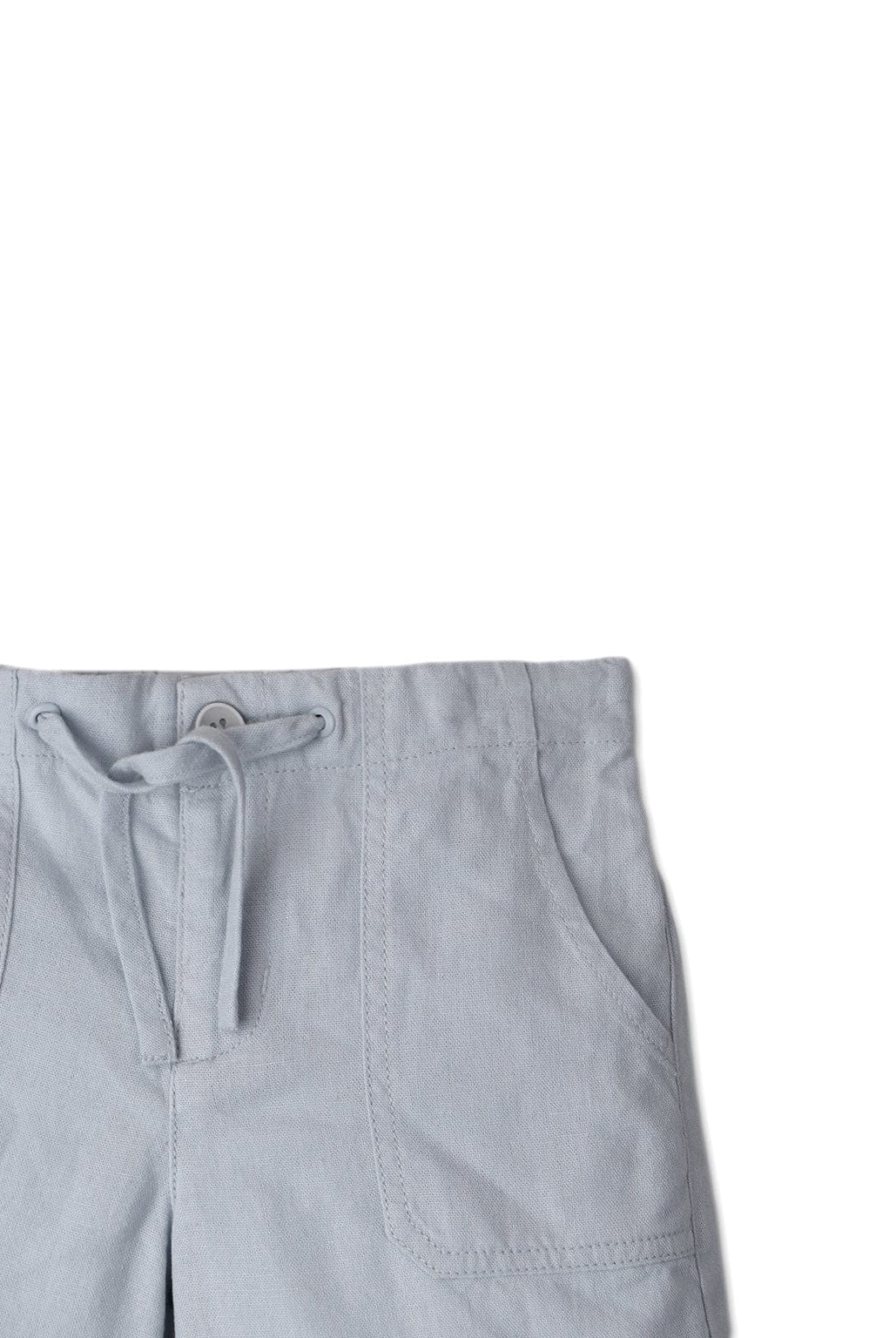 جينجرسنابس شورت أولادي بجيوب ورباط أمامي أزرق