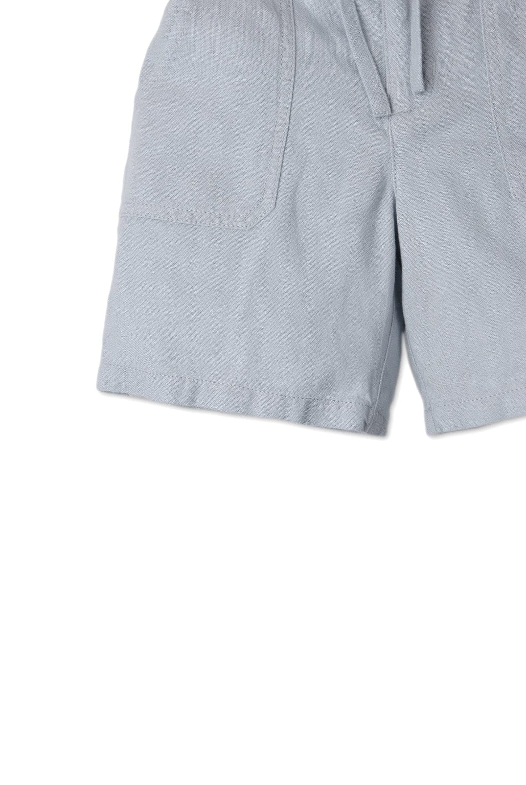 جينجرسنابس شورت أولادي بجيوب ورباط أمامي أزرق