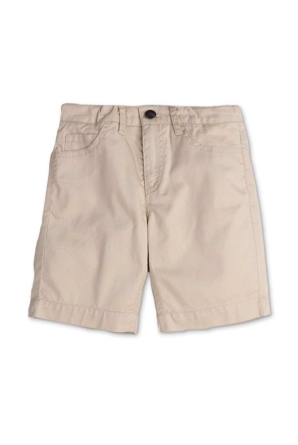 جينجرسنابس شورت أولادي بسحاب بجيوب سادة بيج