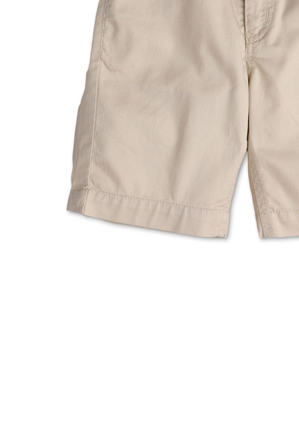 جينجرسنابس شورت أولادي بسحاب بجيوب سادة بيج