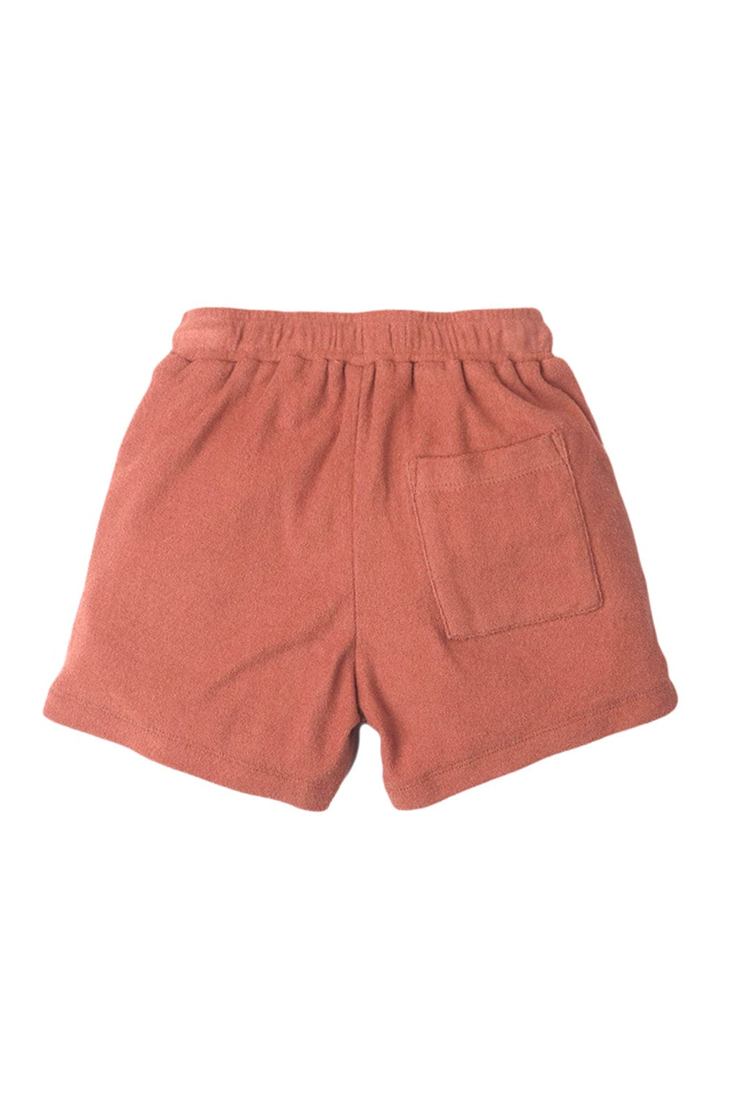 جينجرسنابس شورت أولادي سادة برباط بجيوب جانبية بني