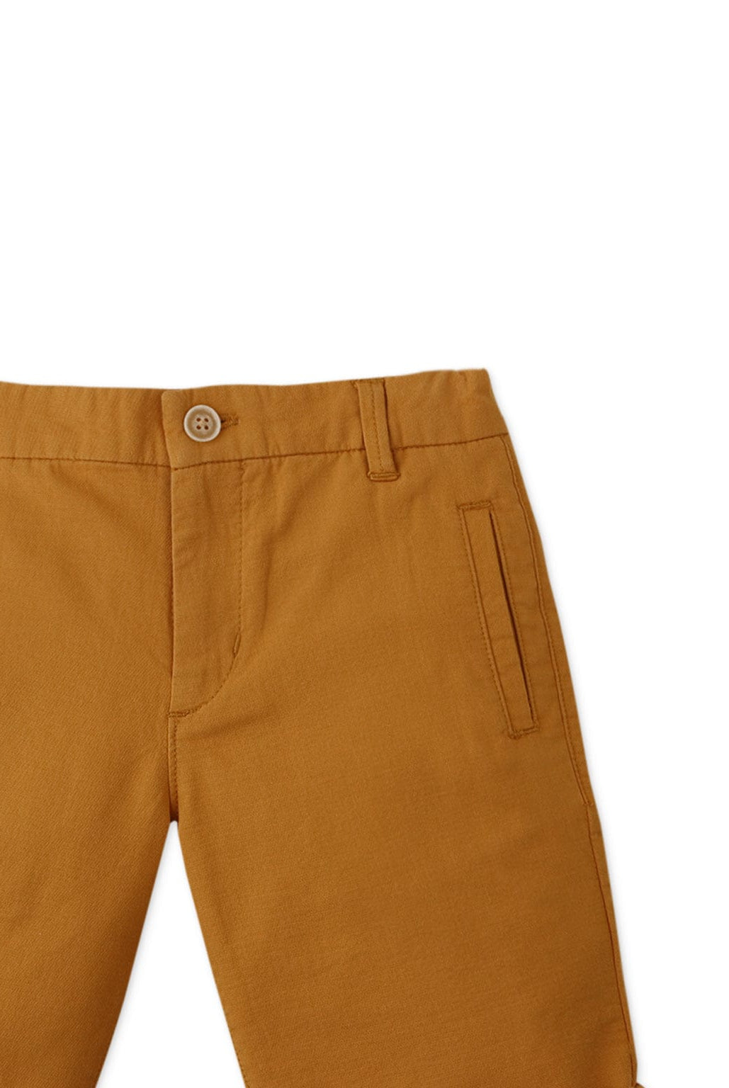 جينجرسنابس شورت ولادي سادة بجيوب جانبية - برتقالي