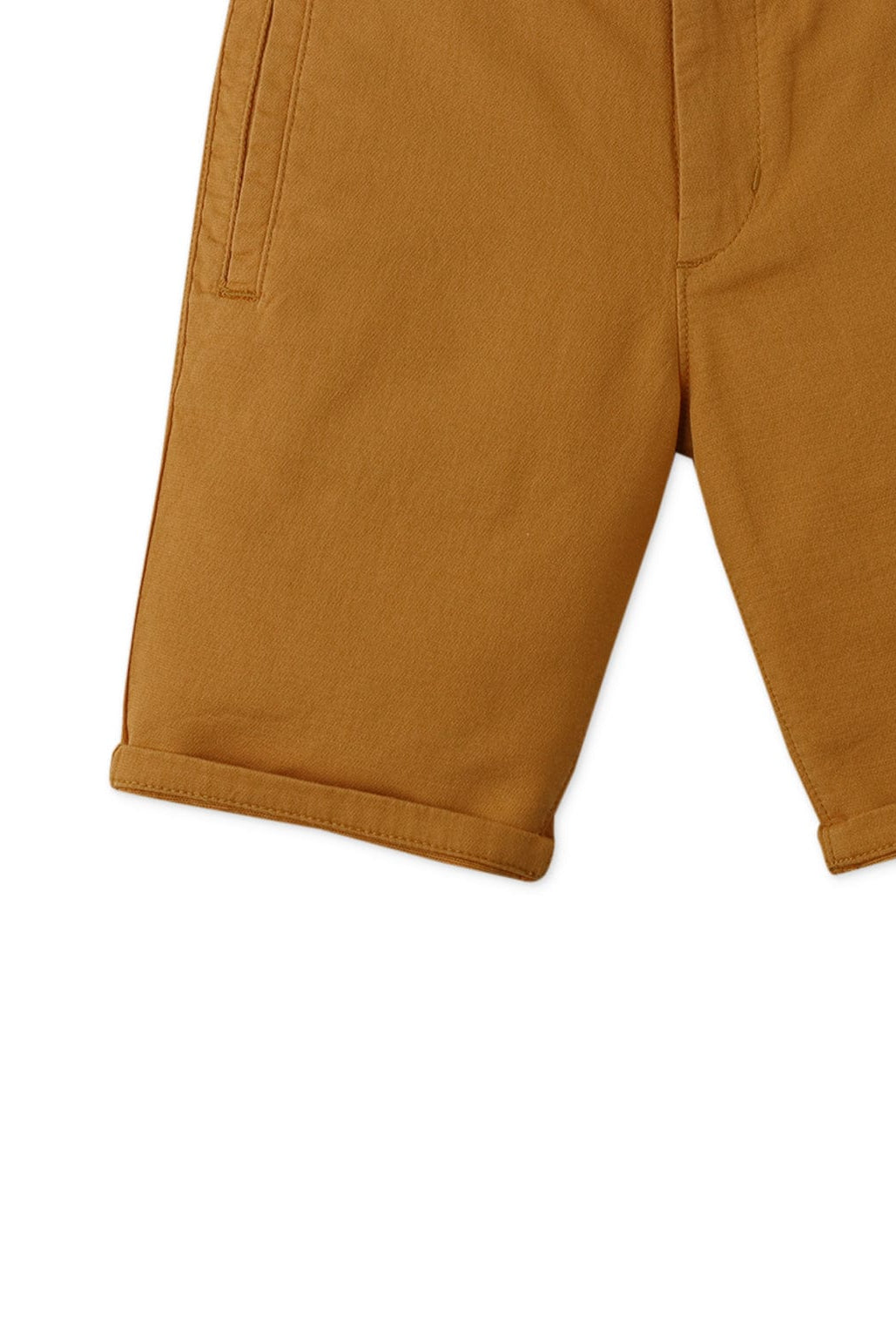 جينجرسنابس شورت ولادي سادة بجيوب جانبية - برتقالي