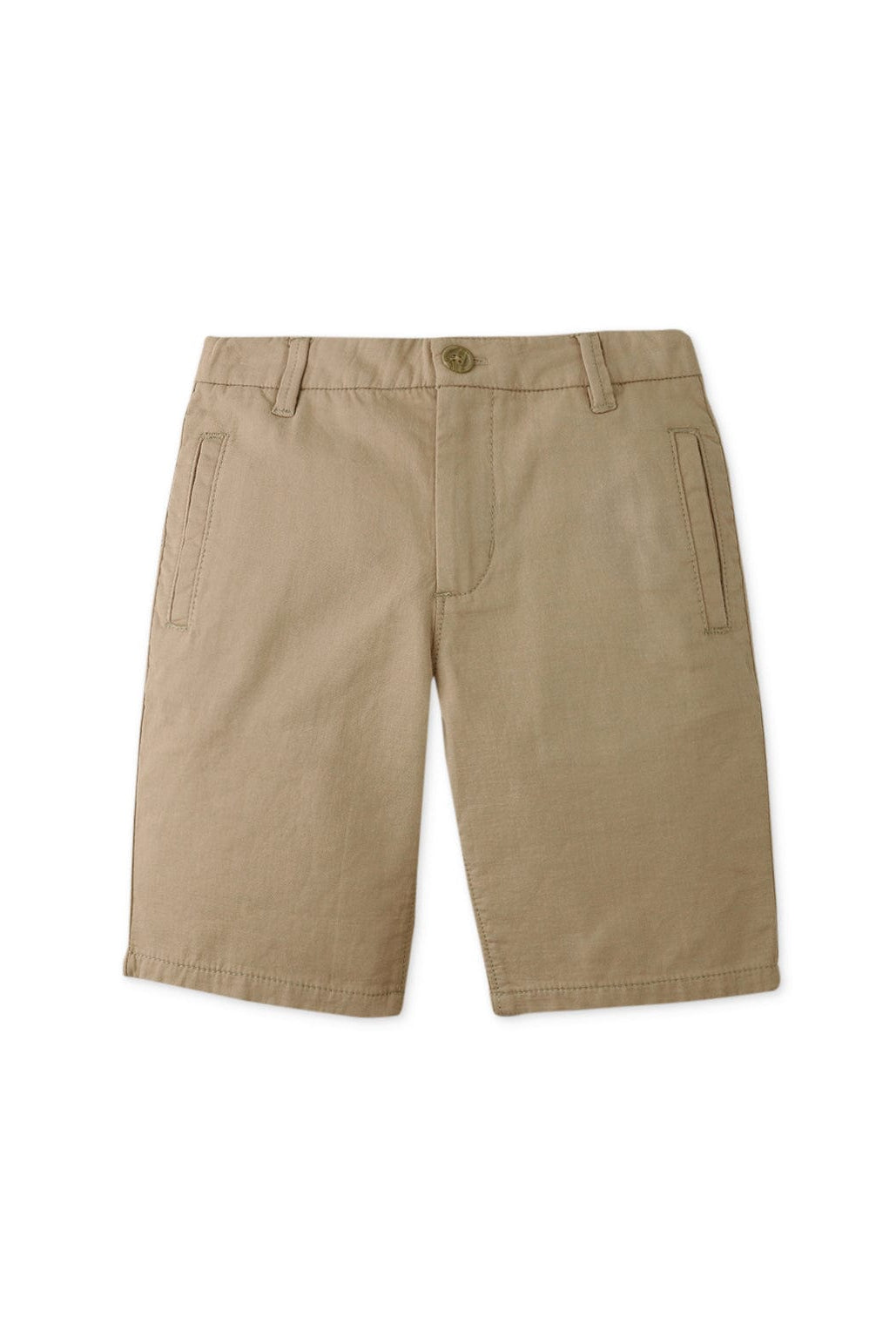 جينجرسنابس شورت ولادي سادة بجيوب جانبية - بني