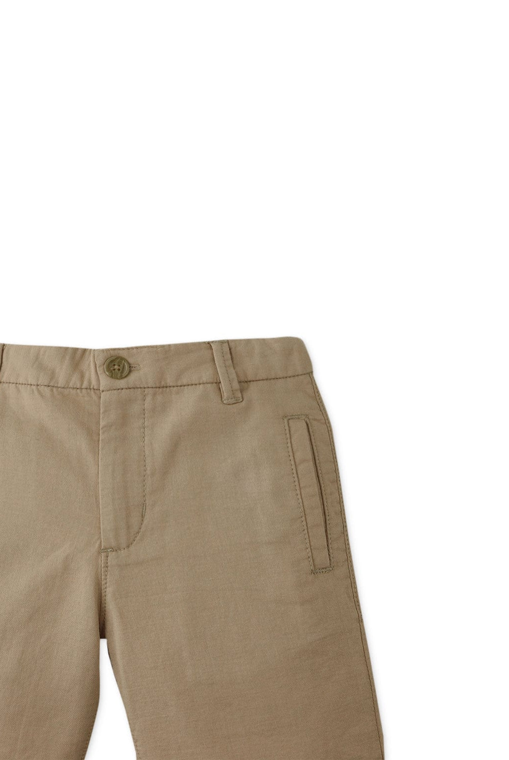 جينجرسنابس شورت ولادي سادة بجيوب جانبية - بني