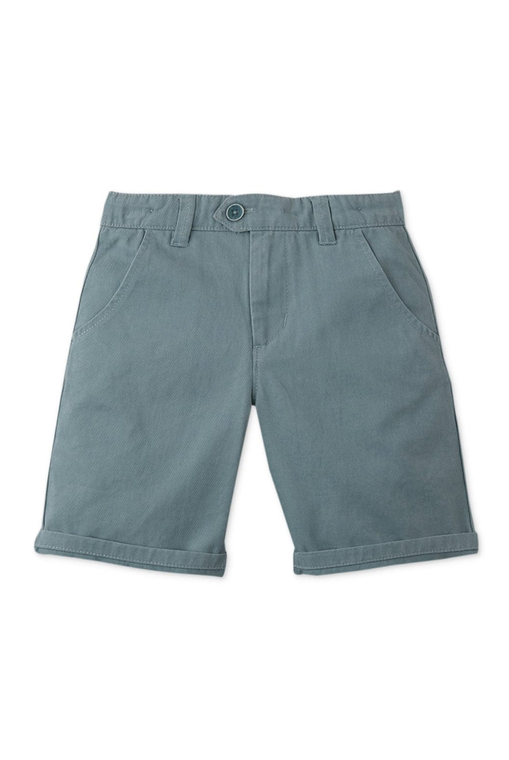 جينجرسنابس شورت ولادي سادة بجيوب جانبية - أزرق