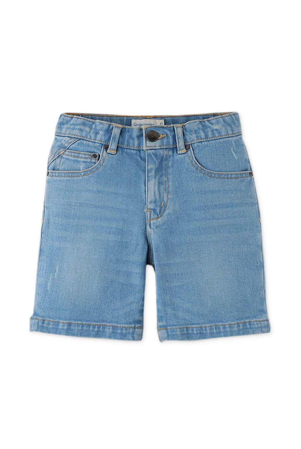 جينجرسنابس شورت ولادي جينز بجيوب جانبية