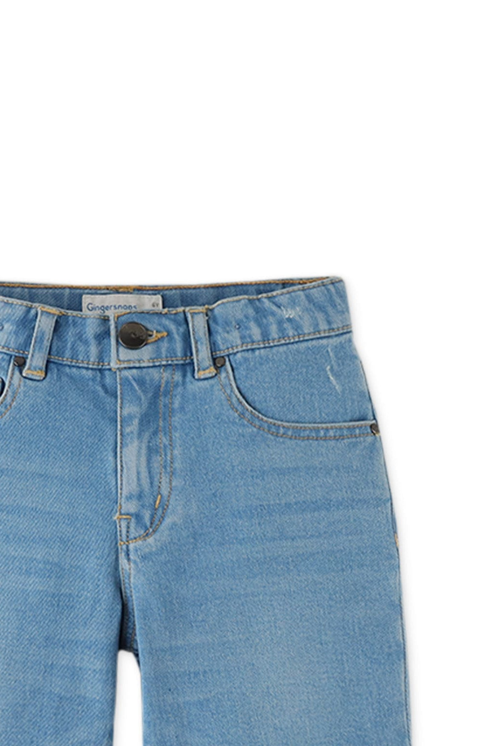 جينجرسنابس شورت ولادي جينز بجيوب جانبية