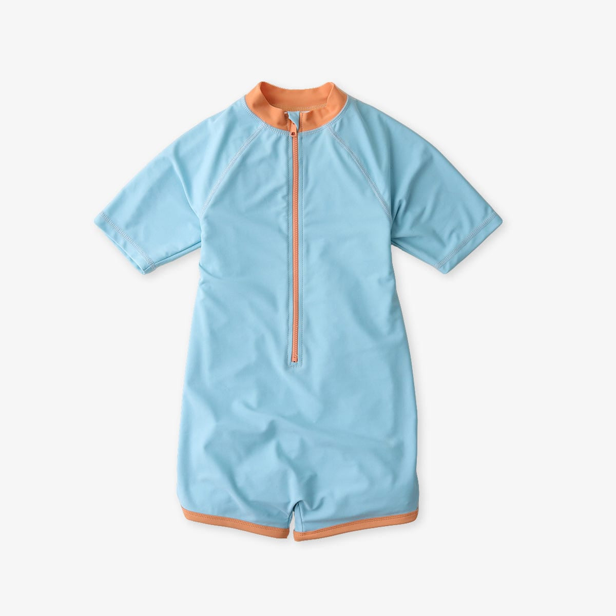 جينجرسنابس بدلة سباحة بسحاب للأولاد الرضع أزرق