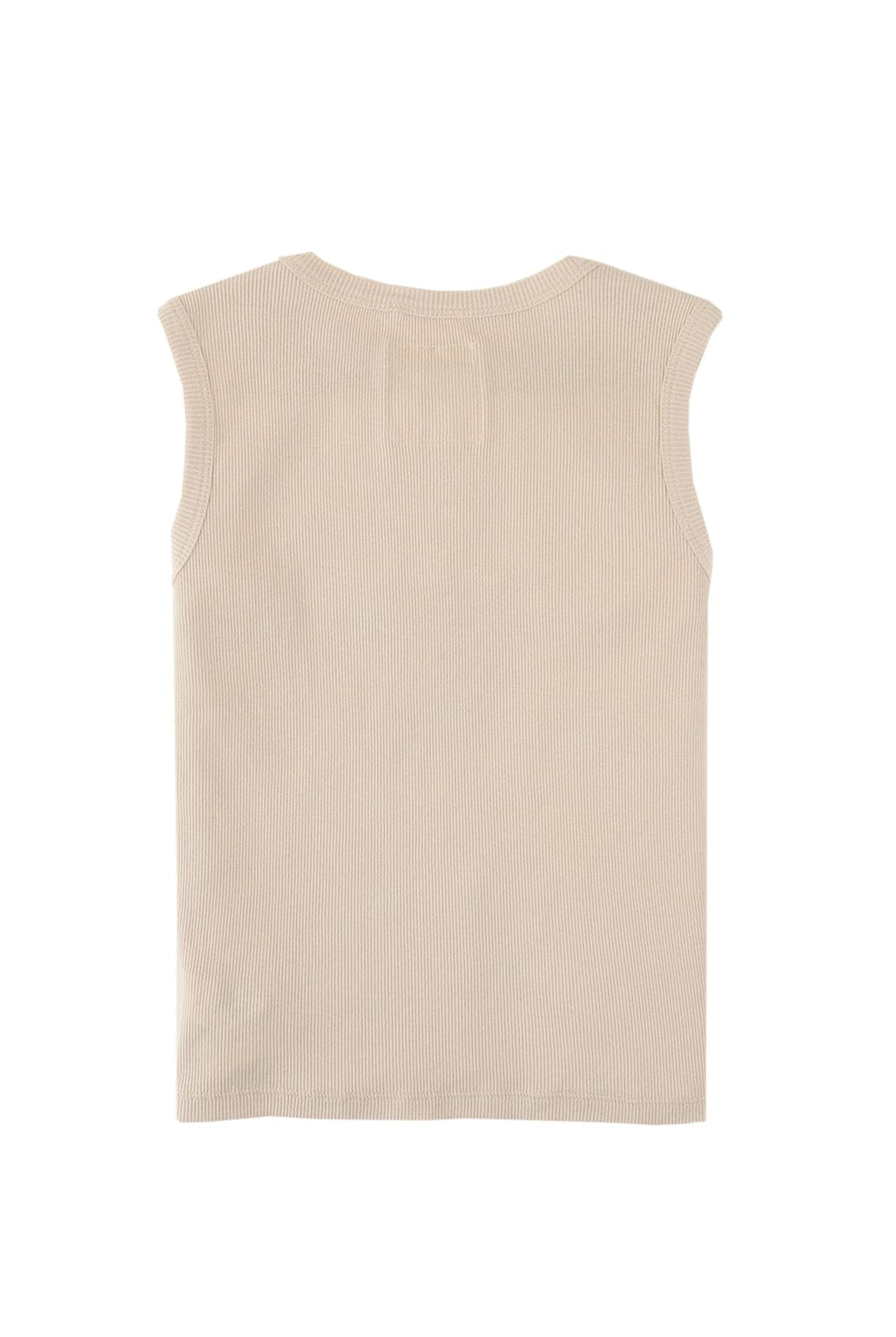 جينجرسنابس تانك توب ولادي سادة كت بأزرار أمامية بيج