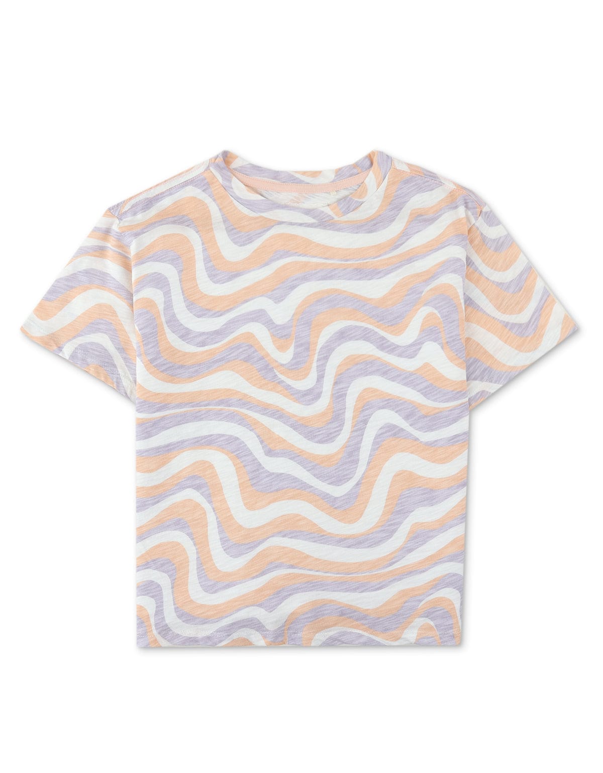 جينجرسنابس تيشيرت ولادي منقوش نص كم متعدد الألوان