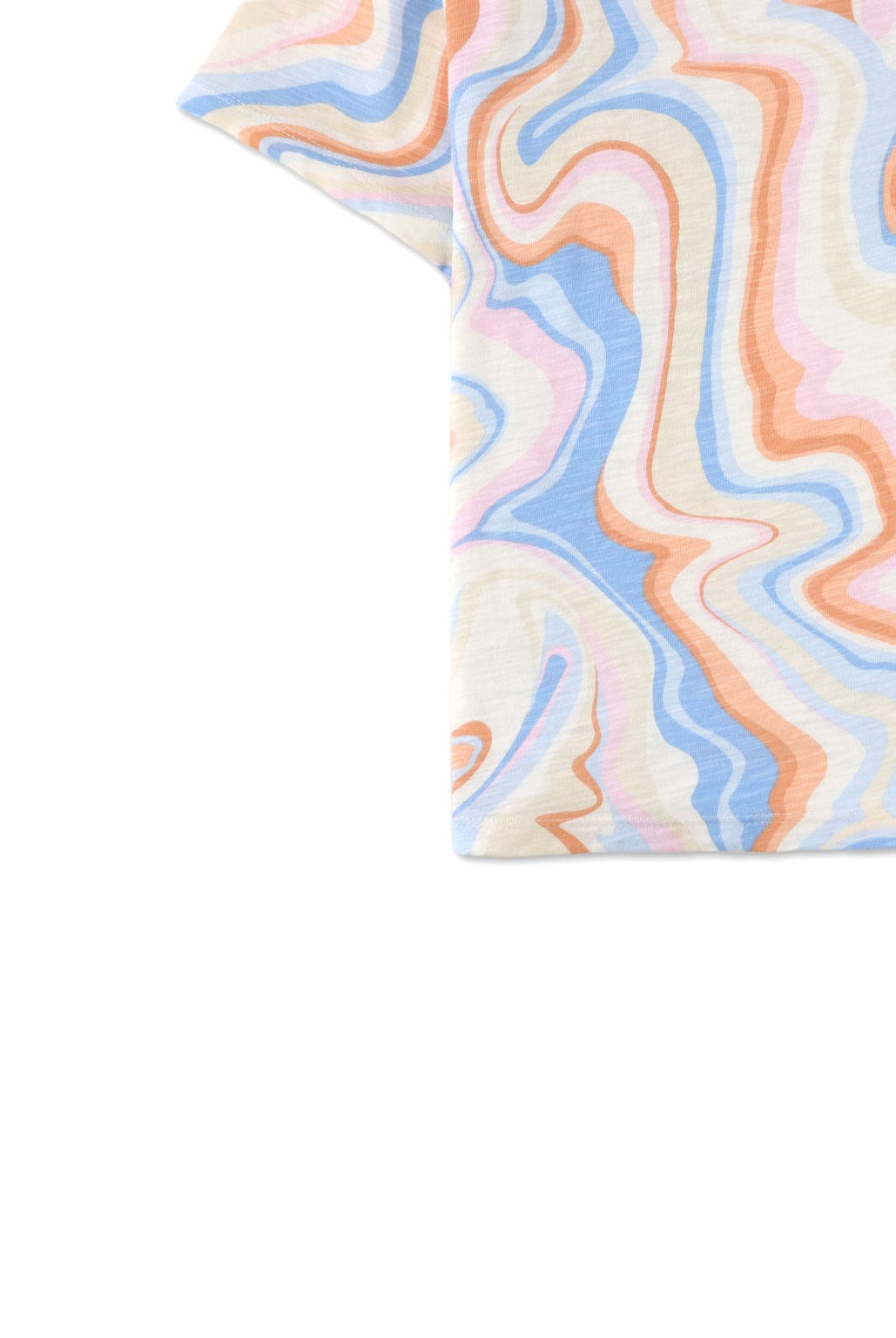 جينجرسنابس تيشيرت أولادي نص كم منقوش تاي داي متعدد الألوان