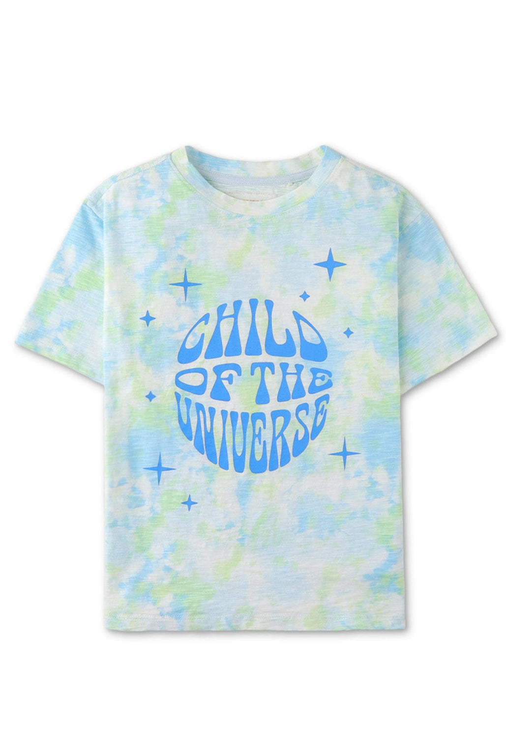 جينجرسنابس تيشيرت أولادي نص كم بطبعة على الصدر متعدد الألوان