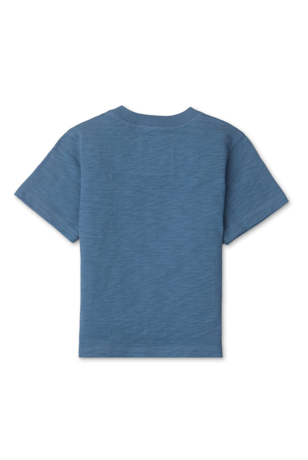 جينجرسنابس تيشيرت ولادي نص كم بياقة دائرية أزرق