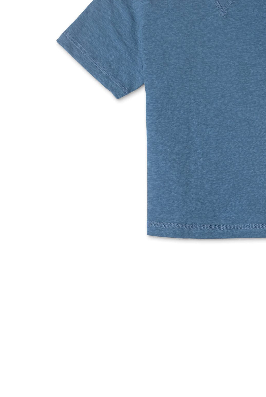 جينجرسنابس تيشيرت ولادي نص كم بياقة دائرية أزرق