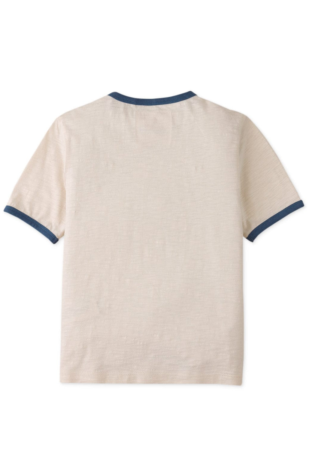 جينجرسنابس تيشيرت ولادي بطبعة أمامية نص كم برقبة دائرية أوف وايت